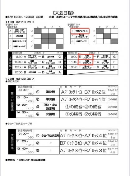 春季大会組み合わせ